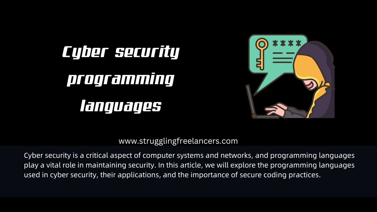 cyber security programming languages